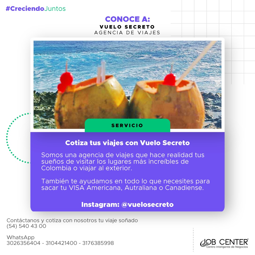 WhatsApp Image 2022 07 05 at 10.41.35 AM 1 #CreciendoJuntos ¿Vuelo Secreto? Agencia de turismo